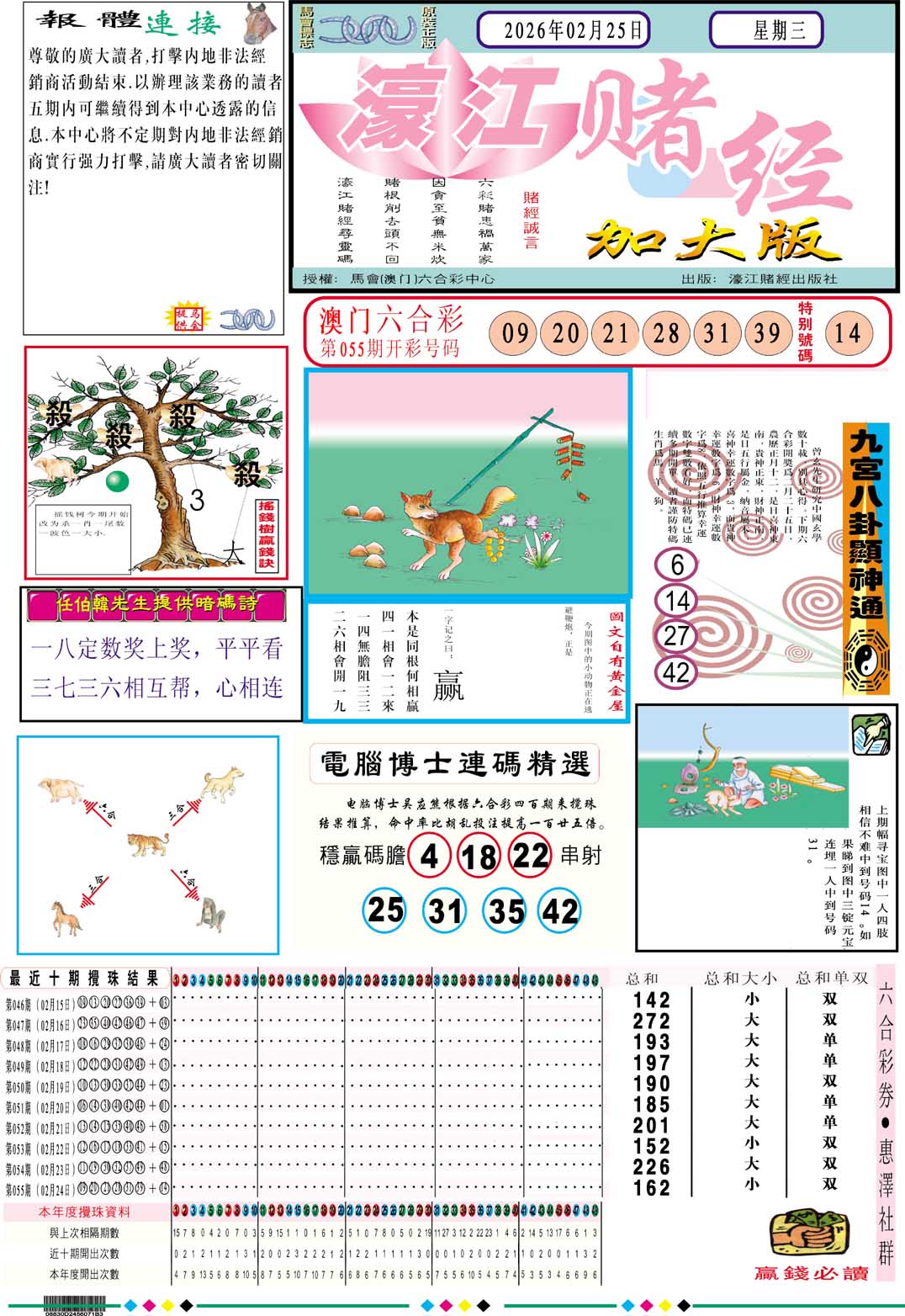 056期濠江赌经A加大版[图]