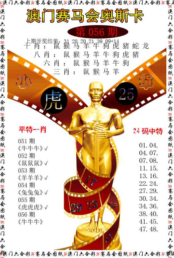 056期新奥斯卡[图]