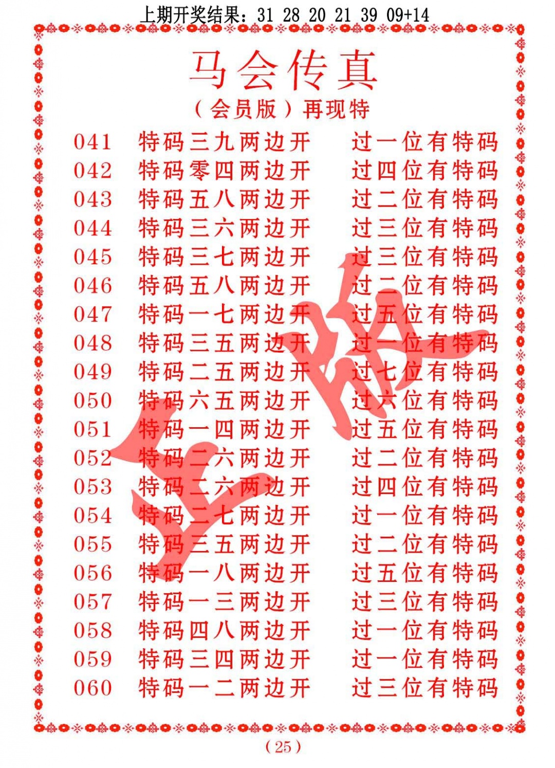 056期马会传真[图]