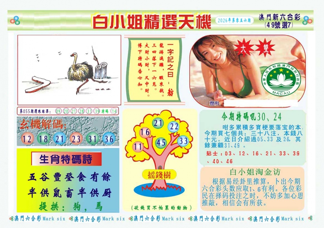 056期白小姐精选玄机A[图]