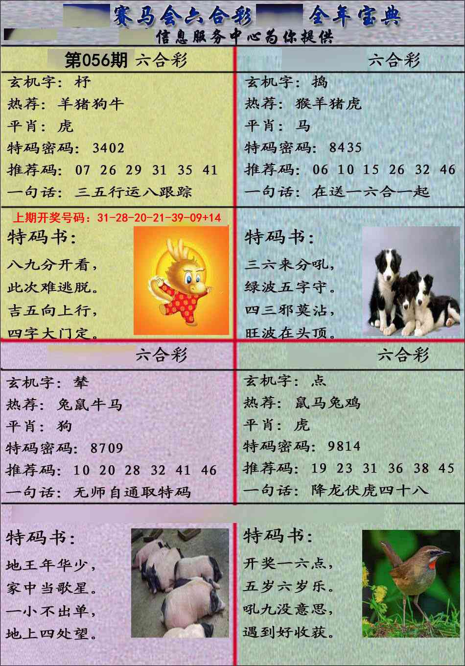 056期宝典报[图]