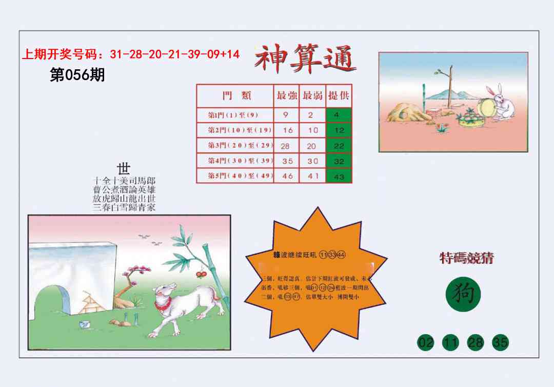 056期4-台湾神算[图]