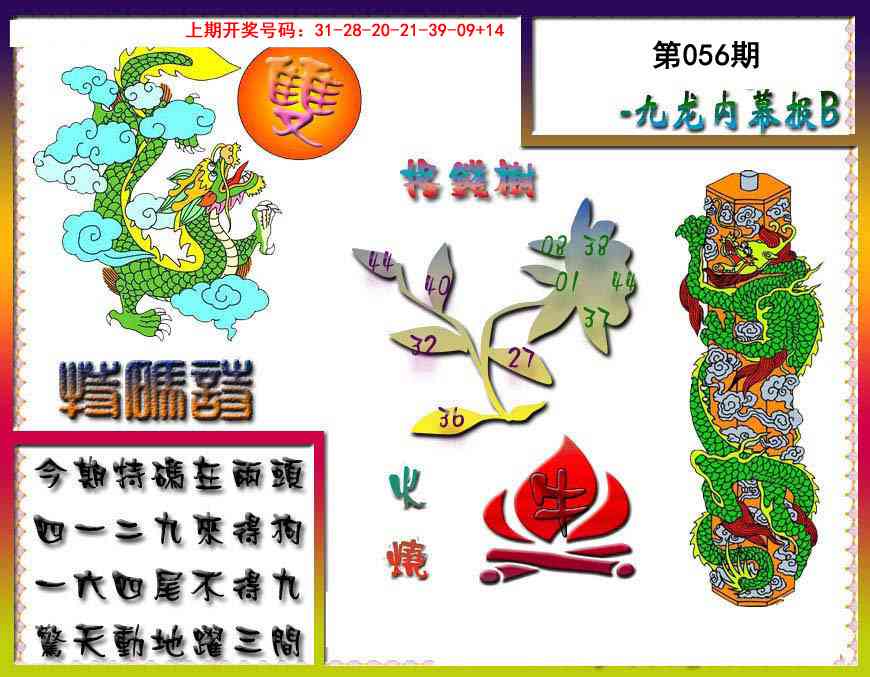 056期九龙内幕特肖图a[图]