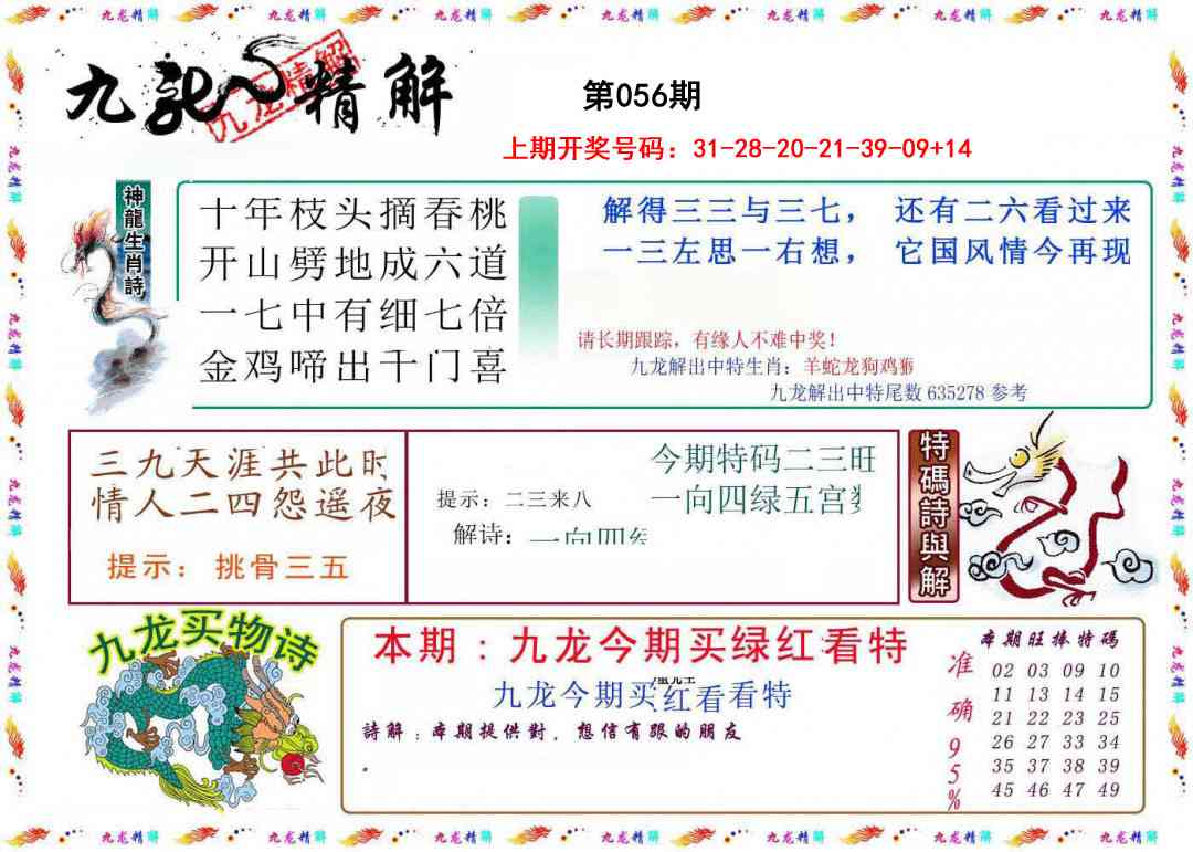 056期九龙精解[图]