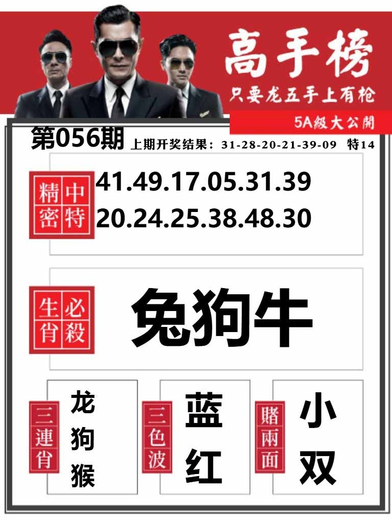 056期金牛高手榜[图]